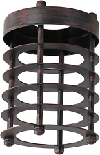 Industrial Vintage Black Pendant Light Fixture - Rust picture