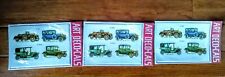 LOT (3) VINTAGE ANTIQUE CARS DECALS by PEZZETTI & FIGLIO ITALY ART DECO-CALS  picture
