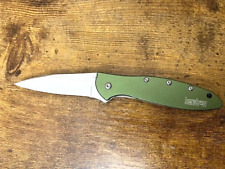 Kershaw- ( 1660OL Leek )  OLIVE Drab Speed- Safe Ken Onion - Excellent condition picture