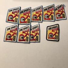 RARE June sprints MOTORSPORTS  jacket patches 1974 to 84 AND 2009 ALL 9 picture
