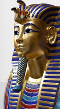 UNIQUE ANCIENT EGYPTIAN ANTIQUITIES Golden Mask Of King Tutankhamun Pharaonic BC picture