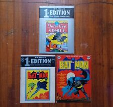 Famous 1st Edition Detective Comics Hardcover Batman Softcover Lot 3 Giant Size picture