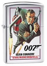 Zippo James Bond 007 Thunderball Lighter, High Polish Chrome NEW IN BOX picture