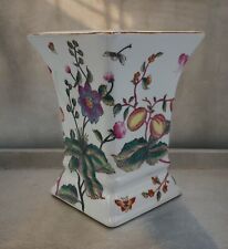 Vintage Chinese Porcelain Planter Vase, Gua Ping Tang Zhi Handpainted Plums picture