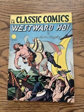 Classic Comics #14 (Long Island 1943) Westward HO 2nd Print Low Grade picture