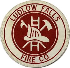 VINTAGE OHIO OH LUDLOW FALLS FIRE COMPANY DEPT PATCH MIAMI COUNTY picture
