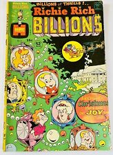 Vintage Harvey Comics RICHIE RICH BILLIONS #2 February 1975 Comic Book picture