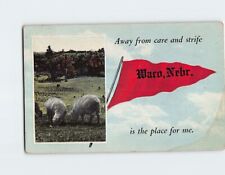 Postcard Away from care and strife is the place for me, Waco, Nebraska picture