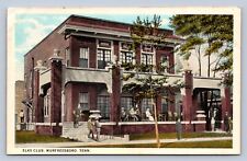 K4/ Murfreesboro Tennessee Postcard c1920s Elks Club Building  164 picture