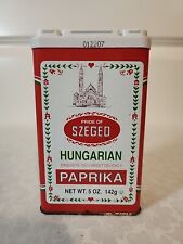 Pride of SZEGED Hungarian Paprika Empty Tin Spice Can 5oz picture