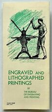 1970 Bureau of Engraving Printing Engraved Lithographed Prints Vintage Brochure picture