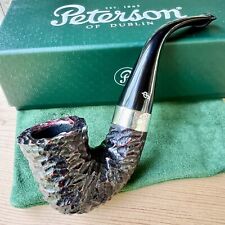 Peterson Sherlock Holmes Rusticated Original Bent P-Lip Tobacco Pipe - New picture