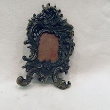 Italian Silver Gilt Antique Easel Picture Frame picture