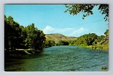 Gunnison CO-Colorado, Gunnison River, Antique Vintage Souvenir Postcard picture