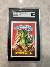 1985 Topps Garbage Pail Kids #54a Fryin' Ryan Series 2 Trading Card SGC 8 NM-MT picture