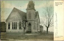 1909. BAPTIST CHURCH, LEBANON, IND. POSTCARD. RC16 picture