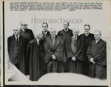 1970 Press Photo Supreme Court of the US with newest justice, Harry A. Blackmun picture