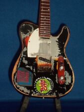 Miniature Guitar THE CLASH JOE STRUMMER GIFT Memorabilia FREE STAND picture