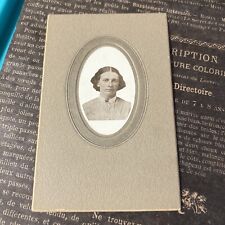 Vtg Cabinet Card Identified Lady Mrs. Michael Myer picture