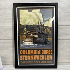 The Columbia Gorge Sternwheeler Riverboat Cascade Locks Oregon Framed 12x18