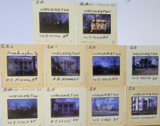 VTG 10 Antebellum White Column Homes Washington, Ga Kodachrome 35mm slides 1964 picture