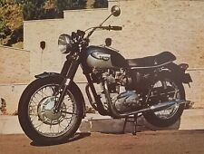 1968 Triumph Trophy Sport Motorcycle Pin Up picture