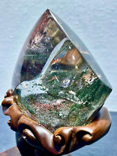 1.98lb Top Natural Green Ghost Phantom Quartz Crystal Mineral Specimen Reiki+S picture