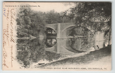 Postcard 1905 Perkiomen Bridge Near Audubon's Home in Collegeville, PA picture