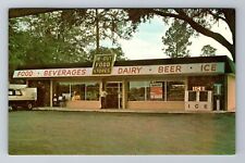 Lake City FL-Florida In & Out Camper Park & Store Coca-Cola, Vintage Postcard picture
