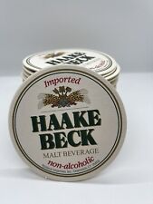 BEER Bar COASTER ~ Haake Beck NA Malt Bev- Germany LOT OF 50+ Vintage picture