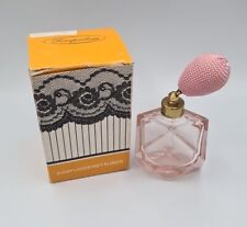 Vintage Austrian Pink Glass Perfume Atomizer Scent Spray Bottle Boxed picture