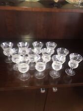edinburgh crystal thistle glasses, 12 Pc Set. picture