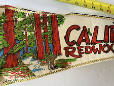 California Redwoods Vintage Pennant - Pre-owned * picture