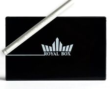 Original Royal Box Black 8 Slot Snuff Box w/ 3” Built In Straw Free USA Shipping picture