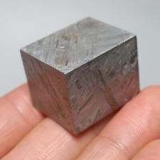 82g Iron meteorite, Muonionalusta iron meteorite cube, Natural Meteorite J179 picture