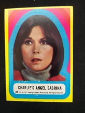 1977 Topps Charlies Angels Series #3 Sticker Insert #33 Sabrina ExMt picture