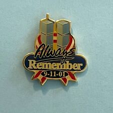 Walmart Pin Always Remember 9-11-01 Twin Towers Collectible Employee Smiley picture