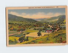 Postcard Green Mountains & Pownal Valley Bennington Vermont USA picture