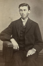 CVD Photograph of Young Victorian Era Man 1890’s picture