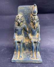 Rare statue of King Tutankhamun and King Ramses II Ancient Egyptian Antiques BC picture