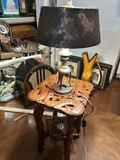 MCM Beautiful Copper Lamp With Wonderful New Brunswick Lampshade.Copper Or Brass picture