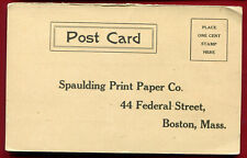 Advertising Postcard Spaulding Print Paper Co Boston Mass ma B394 picture