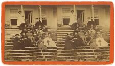 MAINE SV - Winterport Gathering - GR Wheeldin 1880s RARE picture