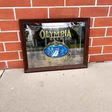 Vintage Original 1970’s Olympia Beer sign mirror picture