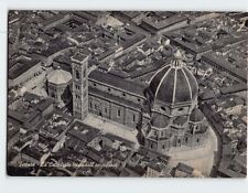 Postcard Aerial View The Cathedral Florence Italy picture
