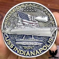 USS Indianapolis CA-35 USN Warships of World War 2 75th Anniversary US Navy Coin picture