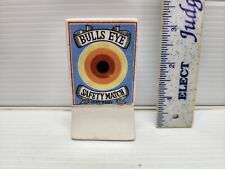 Vintage Bullseye Safety Match Safe Advertising Dispenser picture