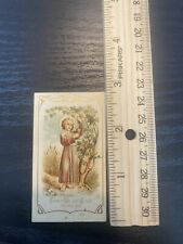 Antique Catholic Prayer Card Religious Collectible 1890's Holy Card picture