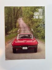 1965 Chevrolet Corvette Sting Ray Sales Brochure Original Excellent Condition picture