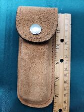 Vintage Schrade Leather Sheath Large Folding Knife Or Multitool picture